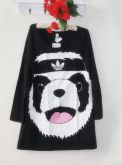 Blusa de Panda com Bandana da Adidas