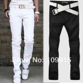 Casual Slim Straight Fit Skinny Trousers Long Pants