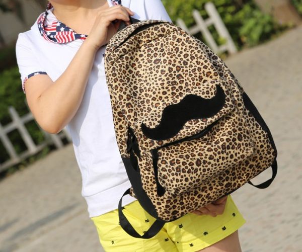 Velvet Short Fleece Beard Leopard