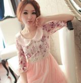 Sweet Vintage Chiffon Dress