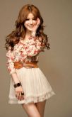 Chiffon dresses Floral Bowtie Tunic Tulle Mini Dress+ BELT