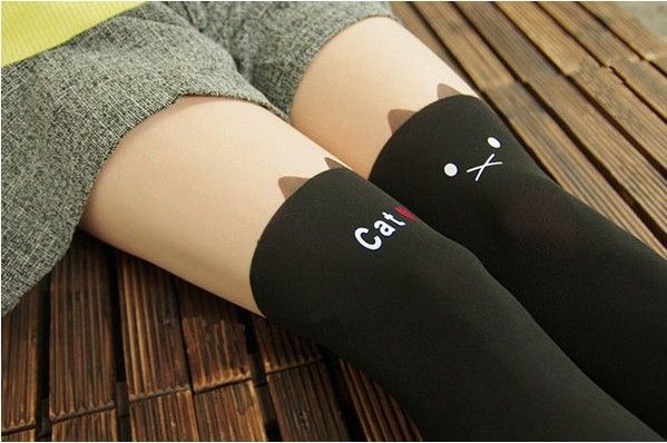 Cat Tattoo Pantyhose