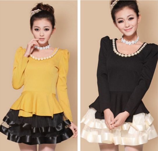 Korean Style Mini Skirt Lady Tulle [2 cores]