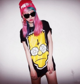 Simpsons Cartoon print T-shirt