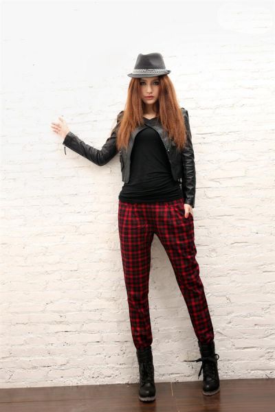 British Classic Plaid Pants