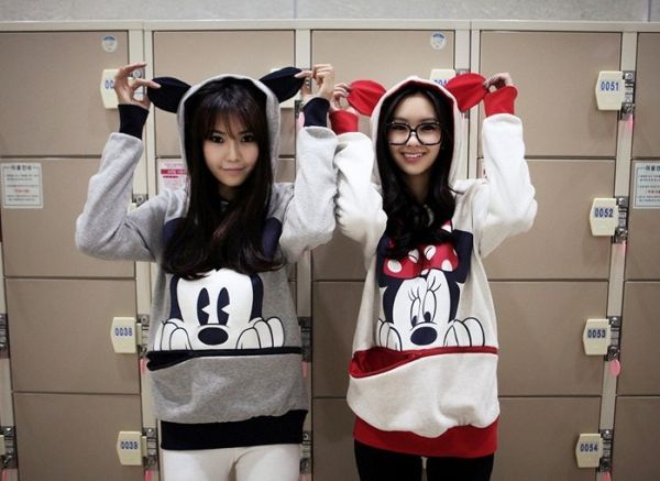 Hoodie Mickey/Minnie