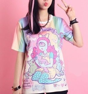 Blusa: Super Kawaii harajuku Ciclope  :3 *