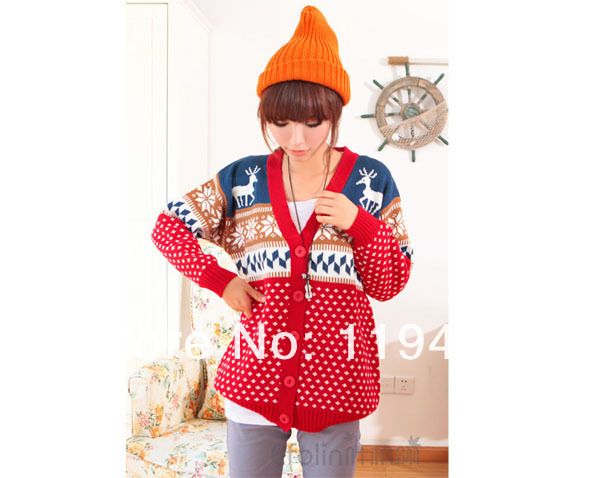 Christmas Oversized Women's Cute