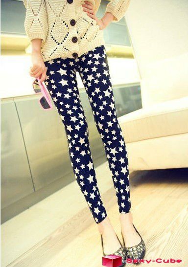 Fashion Stars Printing Legging