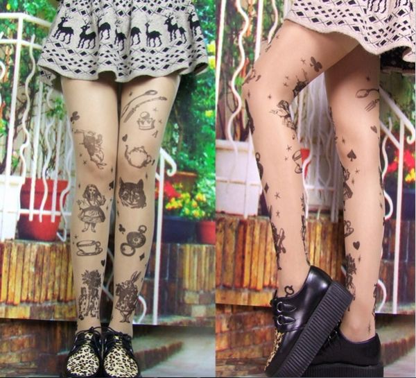 Alice in Wonderland Pantyhose