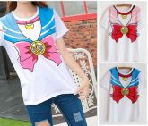 Camiseta Sailor Moon - 2 cores.