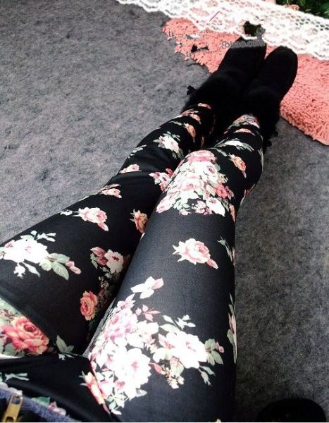 Korean Roses Legging [2 cores]