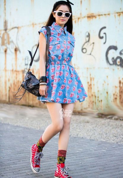 Cute Blue Denim Dress